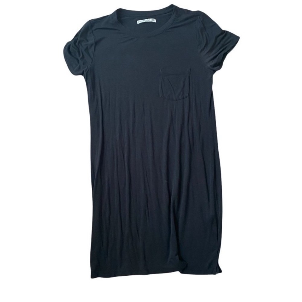 Abercrombie and Fitch Soft AF Black T-shirt Dress Size M Tall